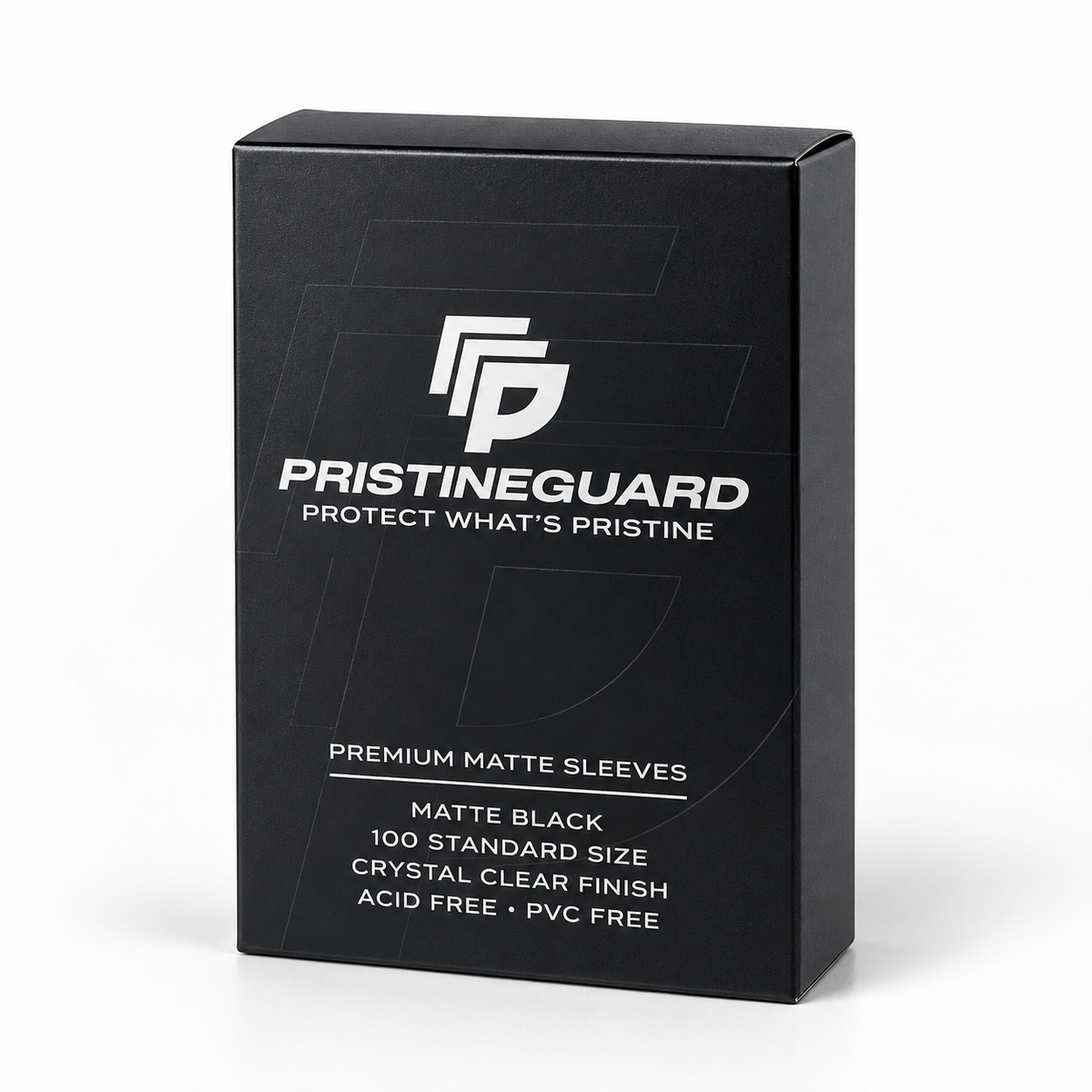 PristineGuard Matte Black Card Sleeves